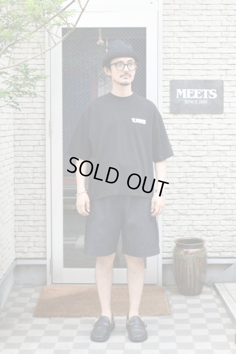 画像5: Y,IWO (ヤーアイワークアウト) Hardwear Crop Tee [BLACK/WHITE] (5)