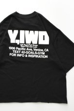 画像1: Y,IWO (ヤーアイワークアウト) Hardwear Crop Tee [BLACK/WHITE] (1)