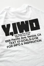 画像19: Y,IWO (ヤーアイワークアウト) Hardwear Crop Tee [WHITE/BLACK] (19)