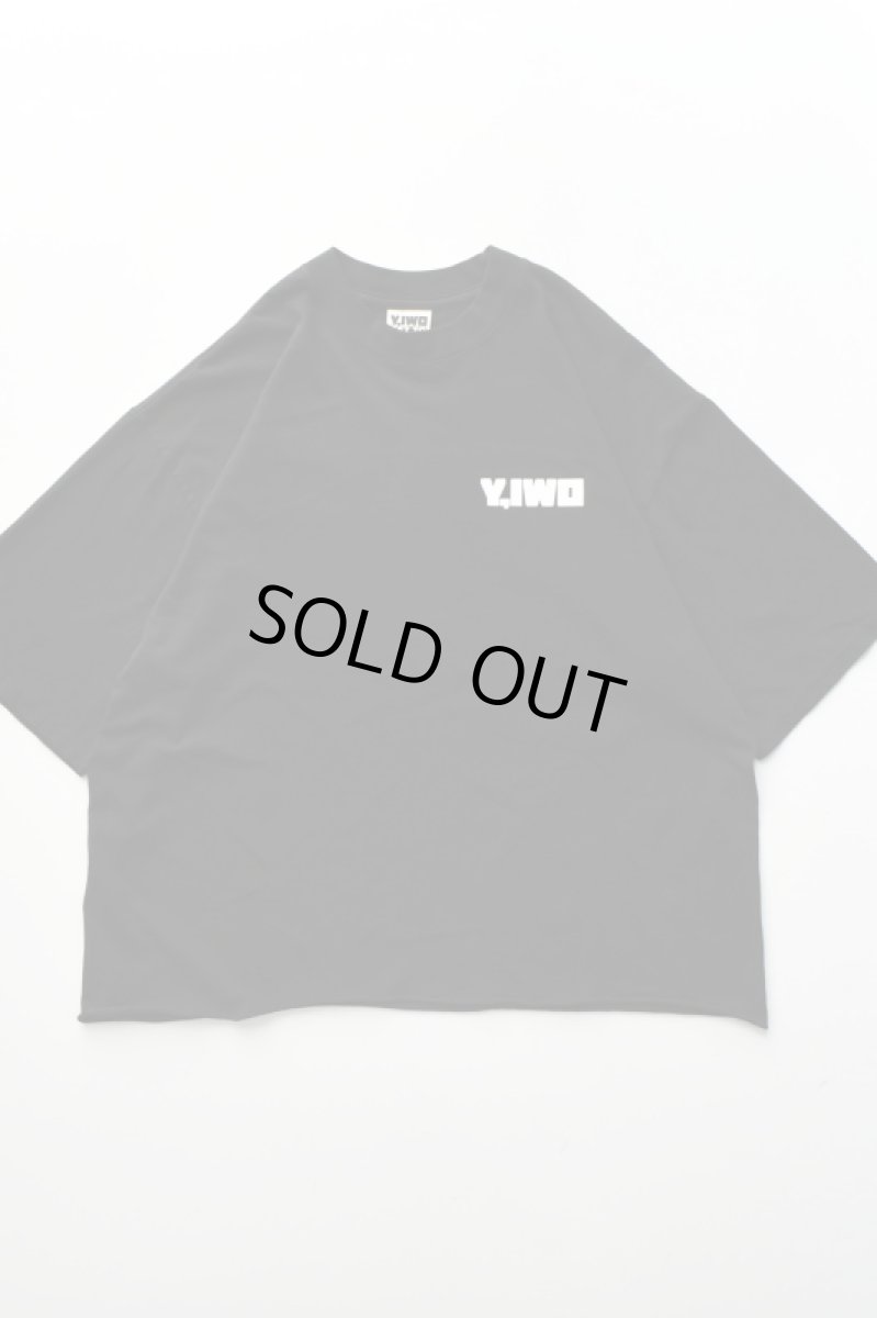 画像2: Y,IWO (ヤーアイワークアウト) Hardwear Crop Tee [BLACK/WHITE] (2)