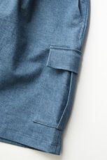 画像14: FLISTFIA (フリストフィア) Cargo Shorts [WASHED INDIGO] (14)