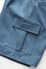 画像15: FLISTFIA (フリストフィア) Cargo Shorts [WASHED INDIGO] (15)
