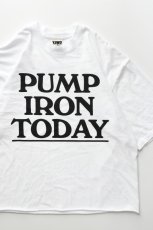 画像1: Y,IWO (ヤーアイワークアウト) Hardwear Crop Tee [WHITE/BLACK] (1)