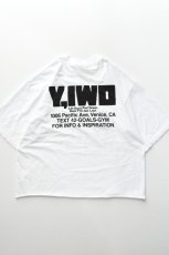 画像17: Y,IWO (ヤーアイワークアウト) Hardwear Crop Tee [WHITE/BLACK] (17)