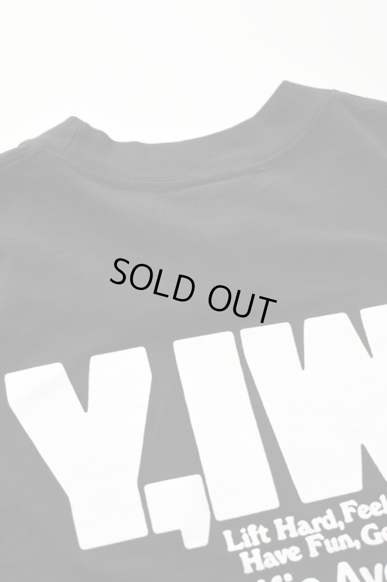画像18: Y,IWO (ヤーアイワークアウト) Hardwear Crop Tee [BLACK/WHITE] (18)