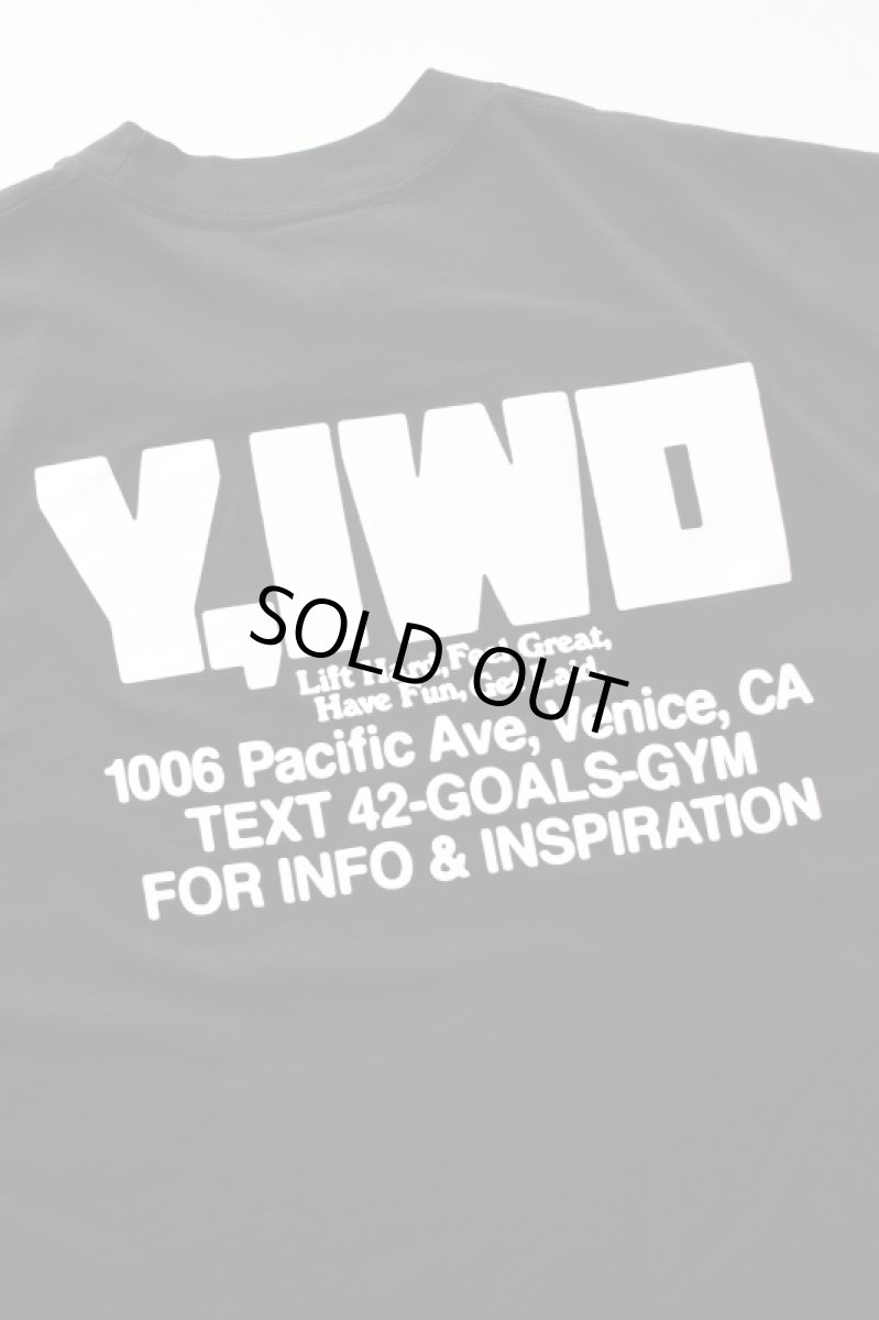 画像19: Y,IWO (ヤーアイワークアウト) Hardwear Crop Tee [BLACK/WHITE] (19)