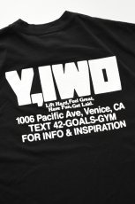 画像19: Y,IWO (ヤーアイワークアウト) Hardwear Crop Tee [BLACK/WHITE] (19)