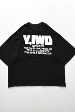 画像17: Y,IWO (ヤーアイワークアウト) Hardwear Crop Tee [BLACK/WHITE] (17)