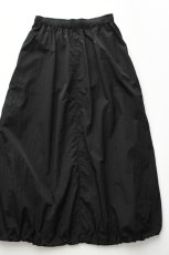 画像1: AXESQUIN -modified- (アクシーズクインモディファイド) NYLON TAFFTA EASY SKIRT [BLACK] (1)