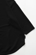 画像13: AXESQUIN -modified- (アクシーズクインモディファイド) QD ECO WAFFLE FOOTBALL TEE [BLACK] (13)
