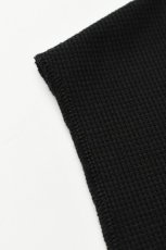 画像12: AXESQUIN -modified- (アクシーズクインモディファイド) QD ECO WAFFLE SLEEVELESS TEE [BLACK] (12)
