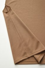 画像13: AXESQUIN -modified- (アクシーズクインモディファイド) QD ECO WAFFLE SLEEVELESS TEE [MOCHA] (13)