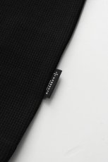 画像14: AXESQUIN -modified- (アクシーズクインモディファイド) QD ECO WAFFLE SLEEVELESS TEE [BLACK] (14)