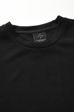 画像10: AXESQUIN -modified- (アクシーズクインモディファイド) QD ECO WAFFLE SLEEVELESS TEE [BLACK] (10)