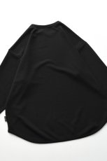 画像15: AXESQUIN -modified- (アクシーズクインモディファイド) QD ECO WAFFLE FOOTBALL TEE [BLACK] (15)