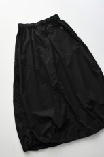画像10: AXESQUIN -modified- (アクシーズクインモディファイド) NYLON TAFFTA EASY SKIRT [BLACK] (10)