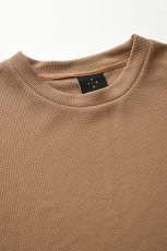 画像10: AXESQUIN -modified- (アクシーズクインモディファイド) QD ECO WAFFLE SLEEVELESS TEE [MOCHA] (10)