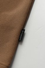 画像14: AXESQUIN -modified- (アクシーズクインモディファイド) QD ECO WAFFLE SLEEVELESS TEE [MOCHA] (14)