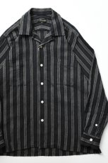 画像1: MOJITO (モヒート) ABSHINTH SHIRT Bar.2.0 Stripe [BLACK] (1)