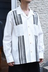 画像3: MOJITO (モヒート) ABSHINTH SHIRT Bar.2.0 Dobbie Stripe [WHITE] (3)