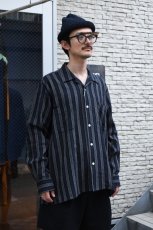 画像4: MOJITO (モヒート) ABSHINTH SHIRT Bar.2.0 Stripe [BLACK] (4)