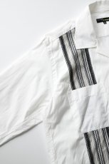 画像13: MOJITO (モヒート) ABSHINTH SHIRT Bar.2.0 Dobbie Stripe [WHITE] (13)