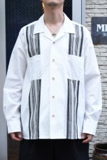 画像8: MOJITO (モヒート) ABSHINTH SHIRT Bar.2.0 Dobbie Stripe [WHITE] (8)