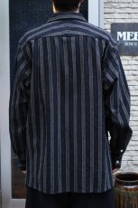 画像10: MOJITO (モヒート) ABSHINTH SHIRT Bar.2.0 Stripe [BLACK] (10)