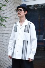 画像4: MOJITO (モヒート) ABSHINTH SHIRT Bar.2.0 Dobbie Stripe [WHITE] (4)
