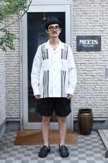 画像5: MOJITO (モヒート) ABSHINTH SHIRT Bar.2.0 Dobbie Stripe [WHITE] (5)