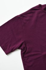 画像11: SCYE BASICS (サイベーシックス) Cotton Pique Henley Neck Shirt [BURGUNDY] (11)