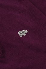 画像13: SCYE BASICS (サイベーシックス) Cotton Pique Henley Neck Shirt [BURGUNDY] (13)