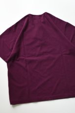 画像15: SCYE BASICS (サイベーシックス) Cotton Pique Henley Neck Shirt [BURGUNDY] (15)