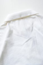 画像16: SCYE BASICS (サイベーシックス) Cotton Pique Polo Shirt [OFF WHITE] (16)