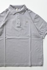 画像1: SCYE BASICS (サイベーシックス) Cotton Pique Polo Shirt [GREY] (1)