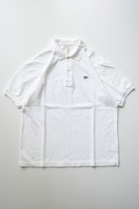 画像2: SCYE BASICS (サイベーシックス) Cotton Pique Polo Shirt [OFF WHITE] (2)