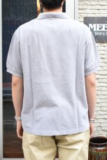 画像9: SCYE BASICS (サイベーシックス) Cotton Pique Polo Shirt [GREY] (9)