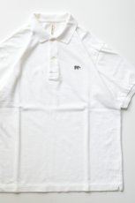 画像1: SCYE BASICS (サイベーシックス) Cotton Pique Polo Shirt [OFF WHITE] (1)