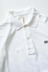 画像10: SCYE BASICS (サイベーシックス) Cotton Pique Polo Shirt [OFF WHITE] (10)