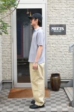 画像5: SCYE BASICS (サイベーシックス) Cotton Pique Polo Shirt [GREY] (5)
