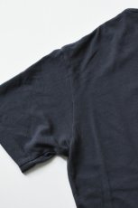 画像17: SCYE BASICS (サイベーシックス) Cotton Pique Henley Neck Shirt [DARK GREY] (17)