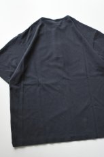 画像15: SCYE BASICS (サイベーシックス) Cotton Pique Henley Neck Shirt [DARK GREY] (15)