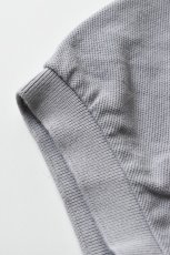 画像12: SCYE BASICS (サイベーシックス) Cotton Pique Polo Shirt [GREY] (12)