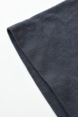 画像12: SCYE BASICS (サイベーシックス) Cotton Pique Henley Neck Shirt [DARK GREY] (12)