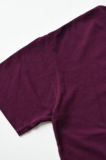 画像17: SCYE BASICS (サイベーシックス) Cotton Pique Henley Neck Shirt [BURGUNDY] (17)