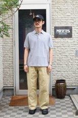画像4: SCYE BASICS (サイベーシックス) Cotton Pique Polo Shirt [GREY] (4)