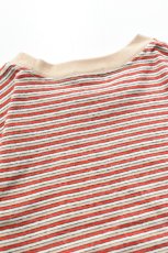 画像16: Behind The River (ビハインドザリバー) Gordie S/S Border Tee [RED/ACE] (16)