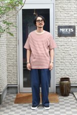 画像4: Behind The River (ビハインドザリバー) Gordie S/S Border Tee [RED/ACE] (4)