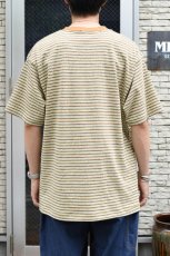 画像9: Behind The River (ビハインドザリバー) Gordie S/S Border Tee [YELLOW/EYEBALL] (9)