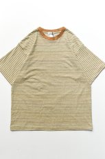 画像2: Behind The River (ビハインドザリバー) Gordie S/S Border Tee [YELLOW/EYEBALL] (2)